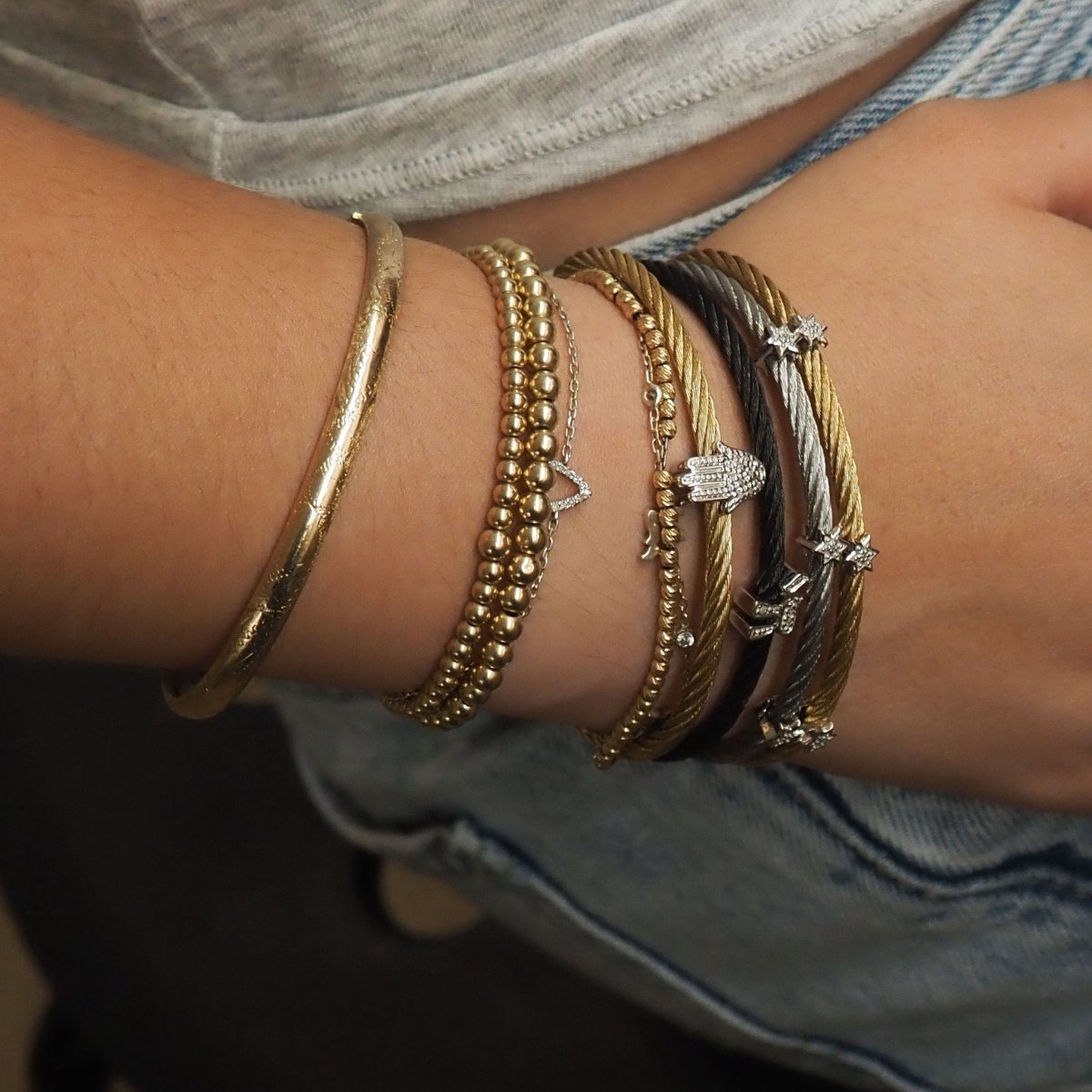 Diamond Star of David Bracelet for Spiritual Protection