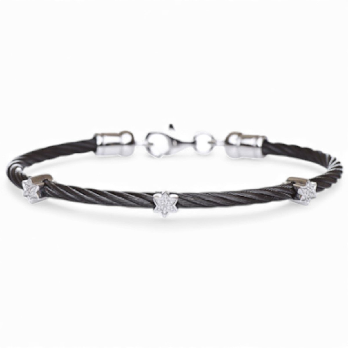 Diamond Star of David Bracelet for Spiritual Protection