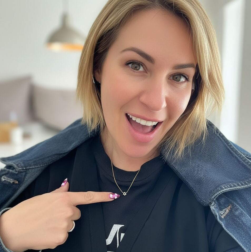 Diamond Star of David Pendant in 14k Gold | Elegant Necklace