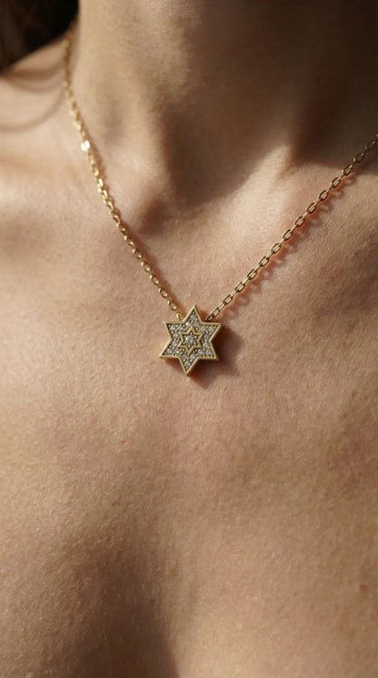 Every Day Jewish Star Necklace for Girls and Women
