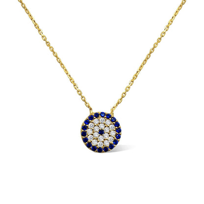 Everyday Protection Evil Eye Necklace (Silver or Gold)