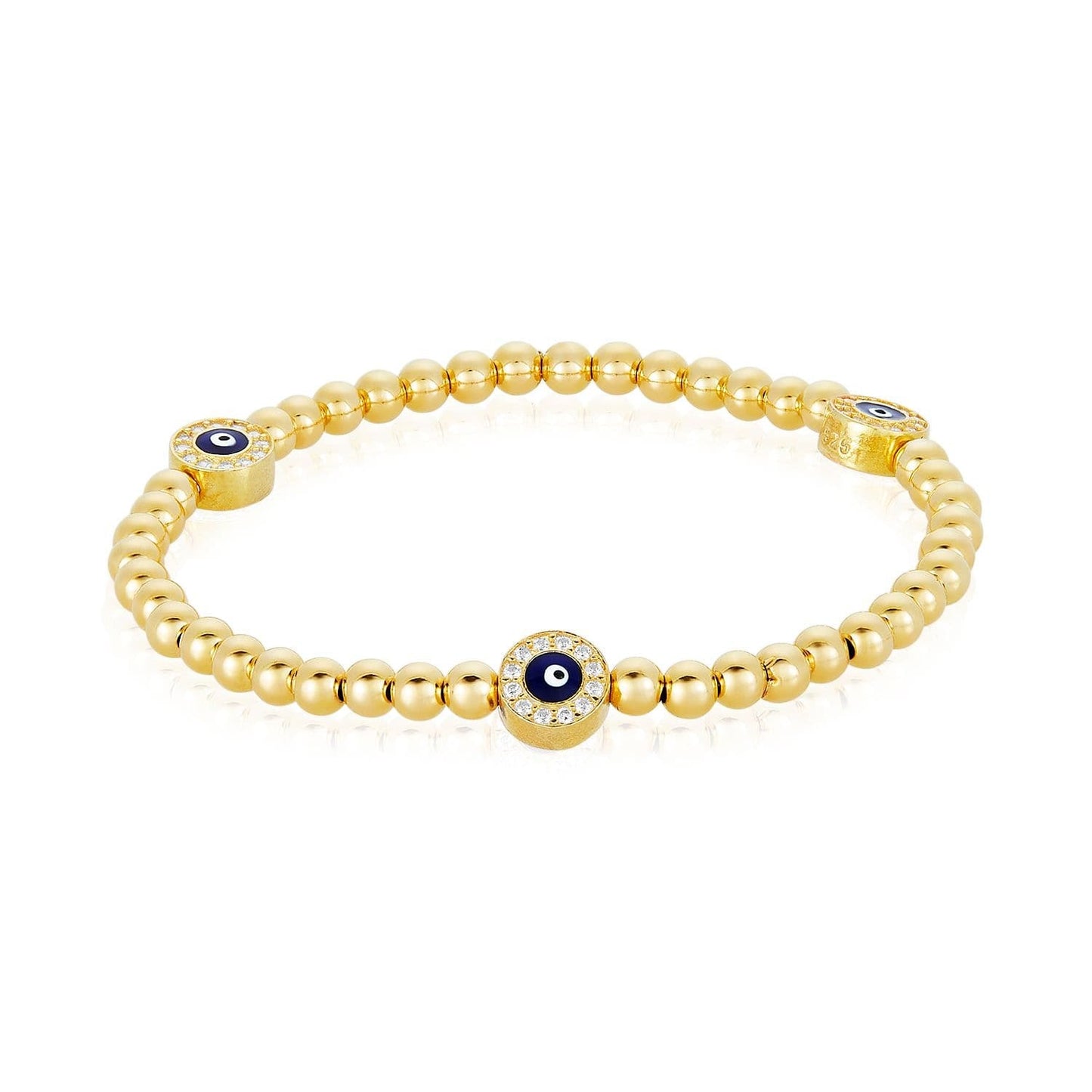 Evil Eye Bead Bracelet