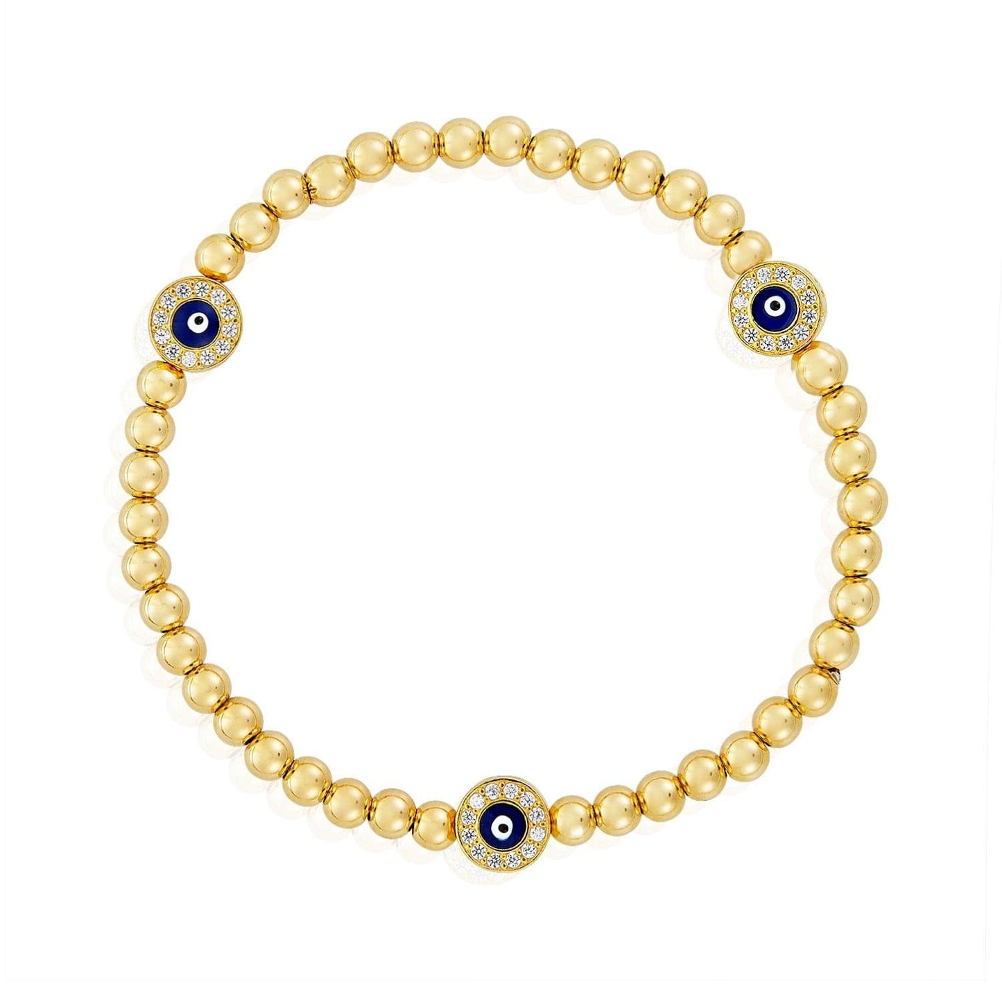 Evil Eye Bead Bracelet