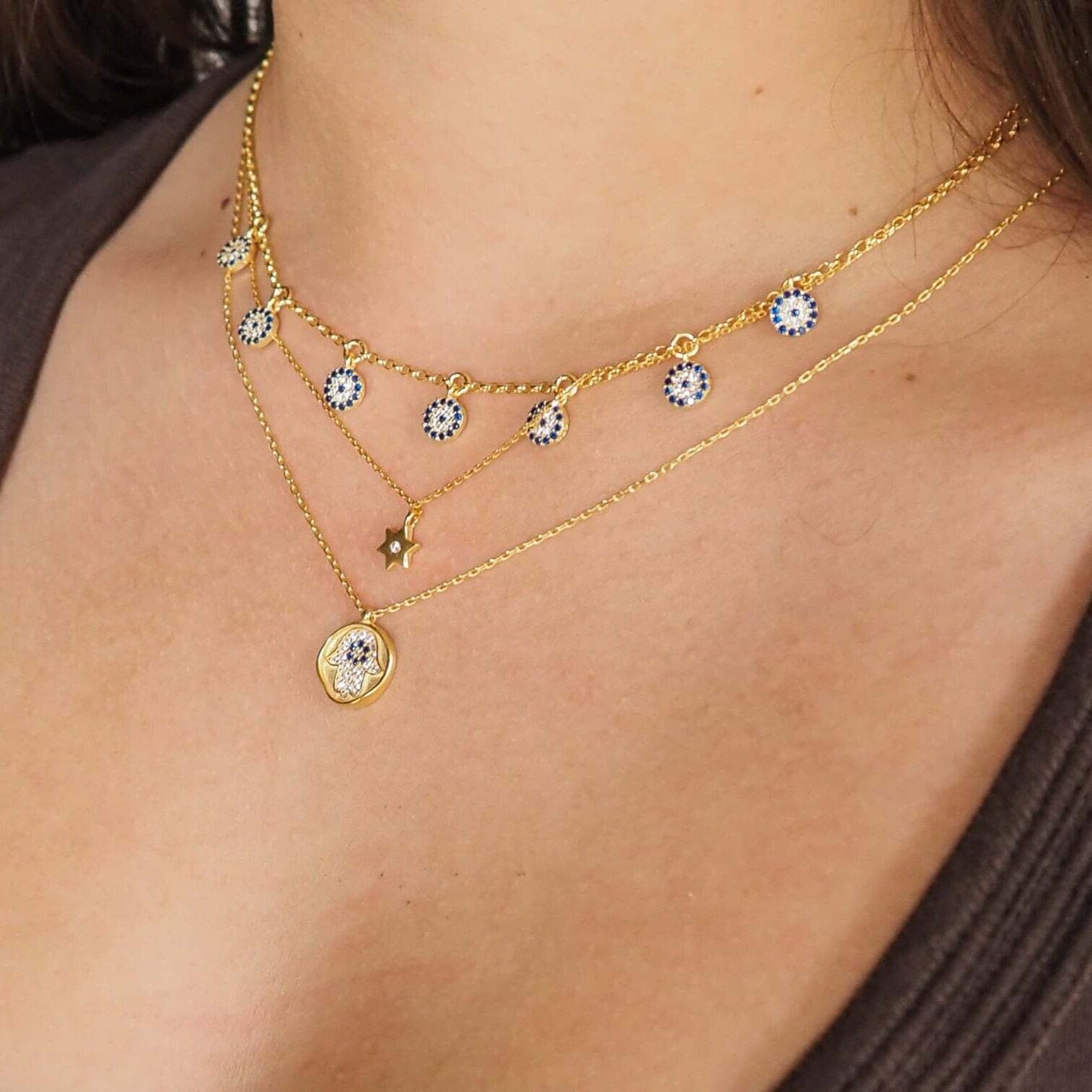 Evil Eye Charm Necklace for Every Day of the Week