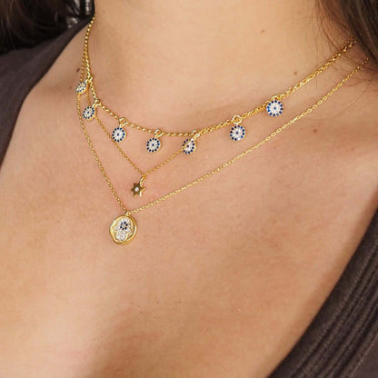 Evil Eye Charm Necklace for Every Day of the Week