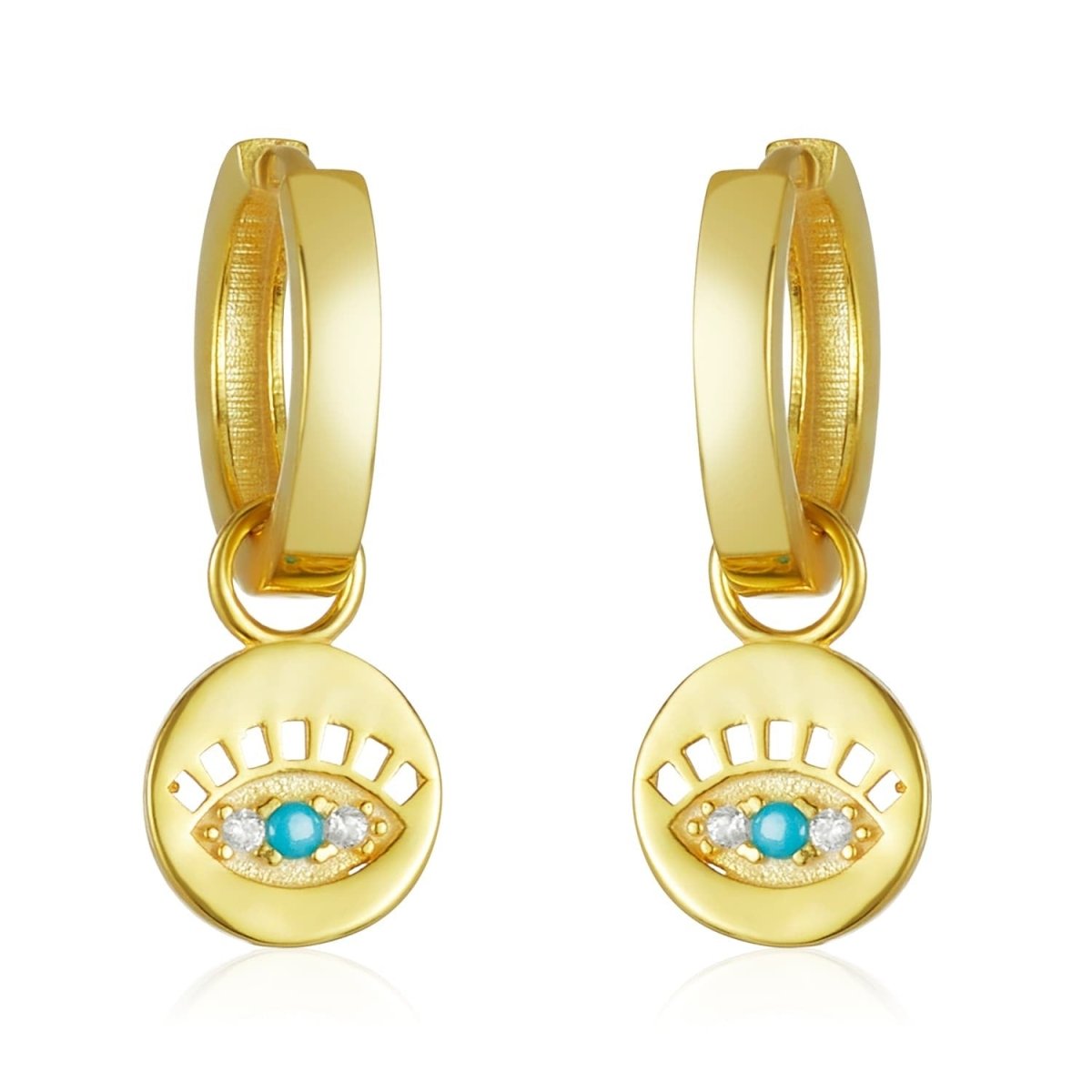 Evil Eye Hoop Earrings