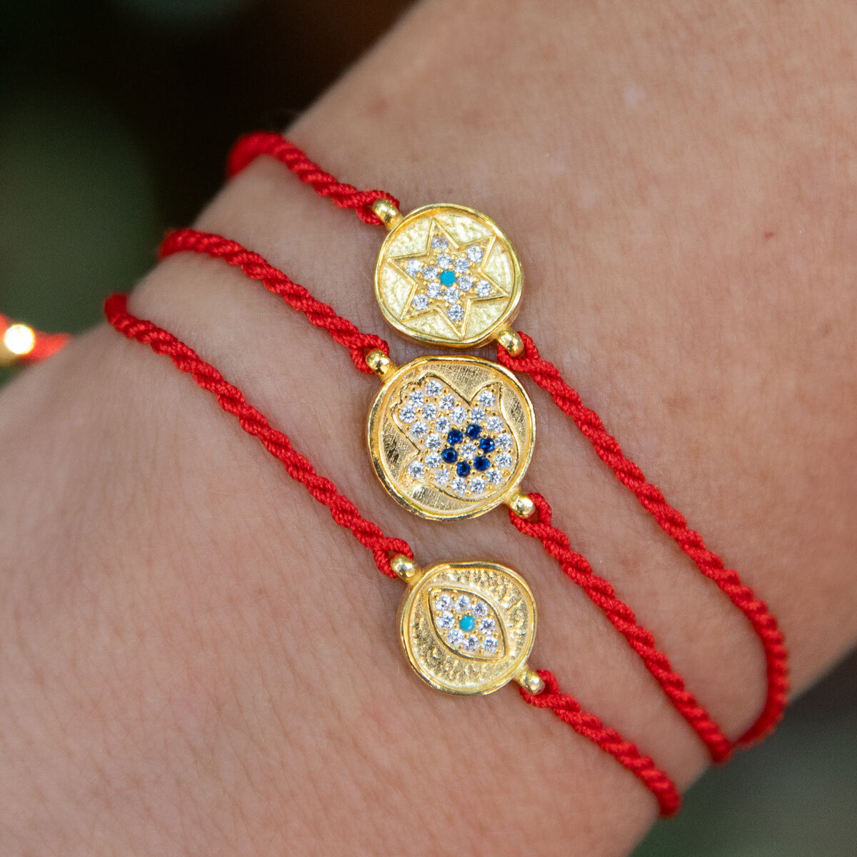 Evil Eye Red String Bracelet