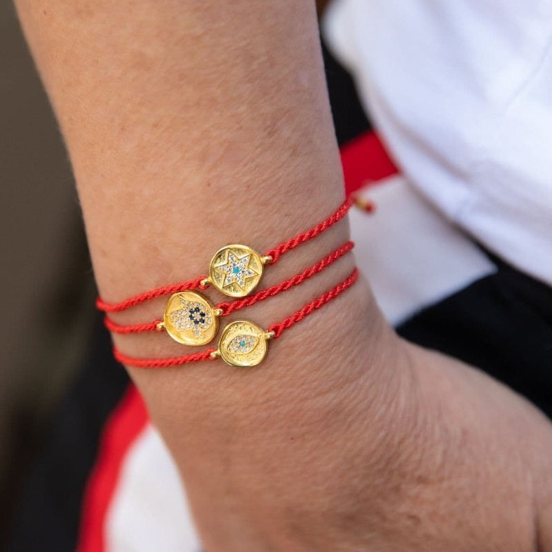 Evil Eye Red String Bracelet