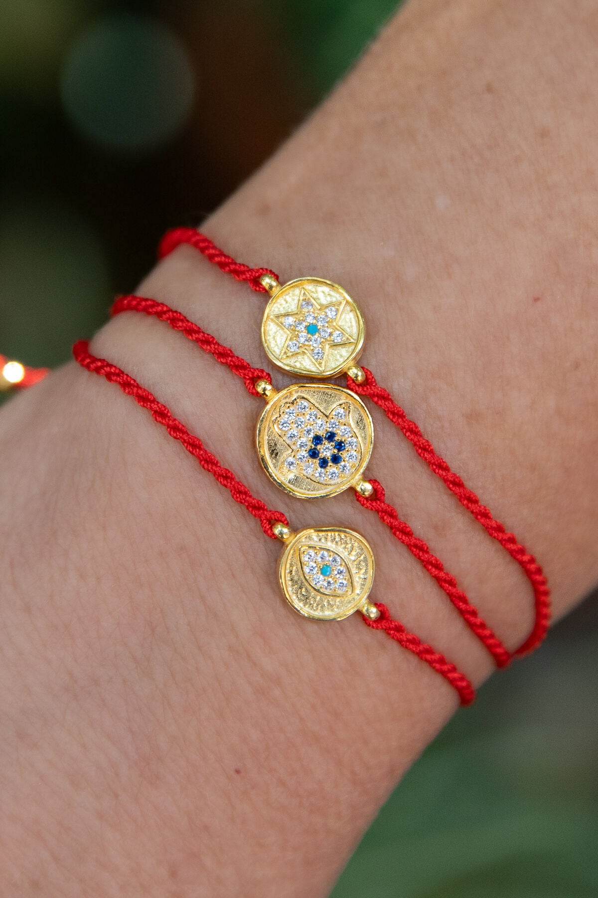 Evil Eye Red String Bracelet