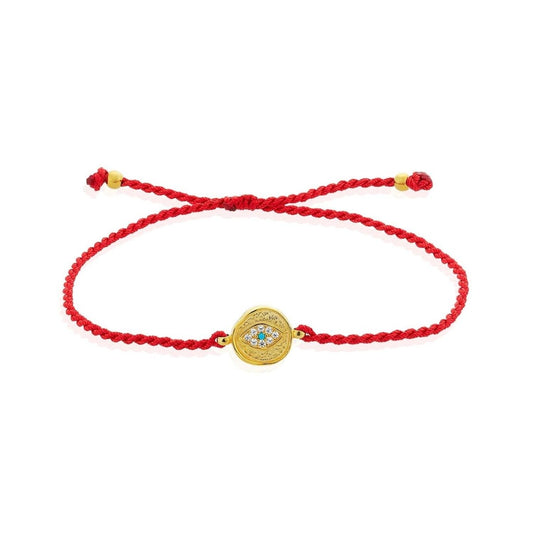 Evil Eye Red String Bracelet