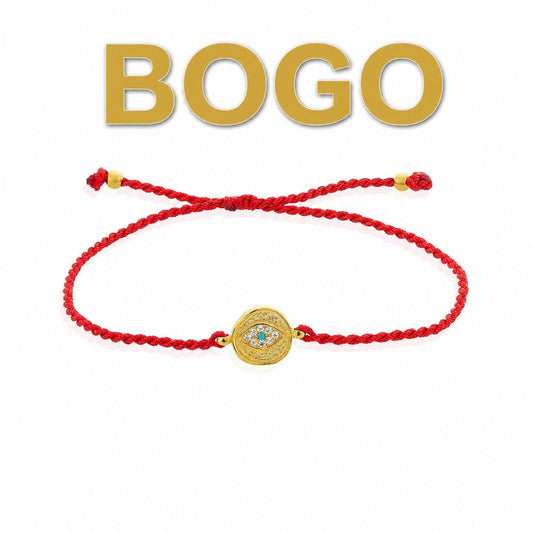 Evil Eye Red String Bracelet | Kabbalah Protection Jewelry
