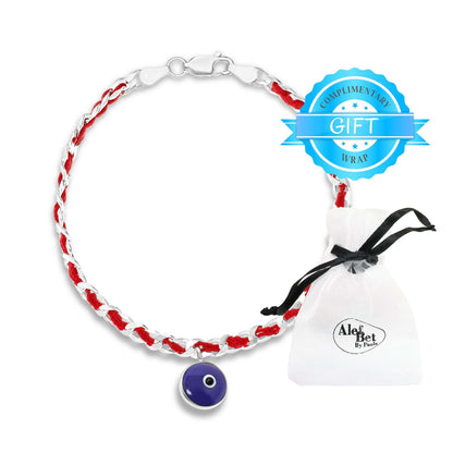 Evil Eye Red String of Fate Bracelet