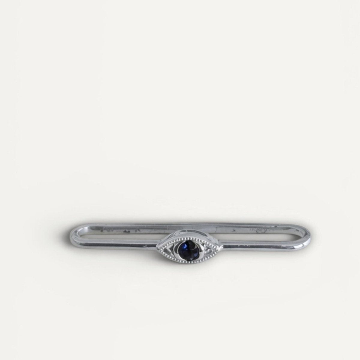 Evil Eye Watch Charm: 14k Yellow Gold Sapphire for Watch Bands