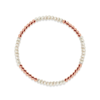 Freshwater Pearl and Bead Bracelet for Women