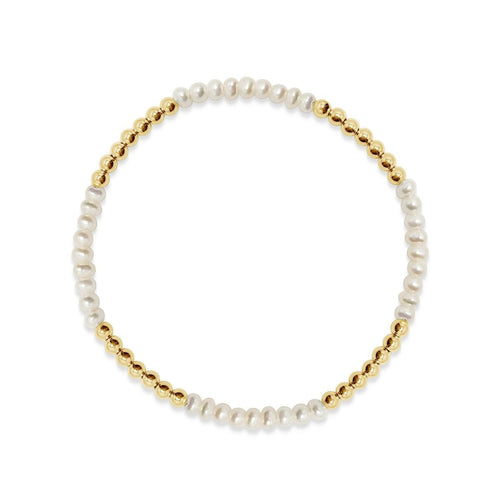 Freshwater Pearl and Bead Bracelet for Women