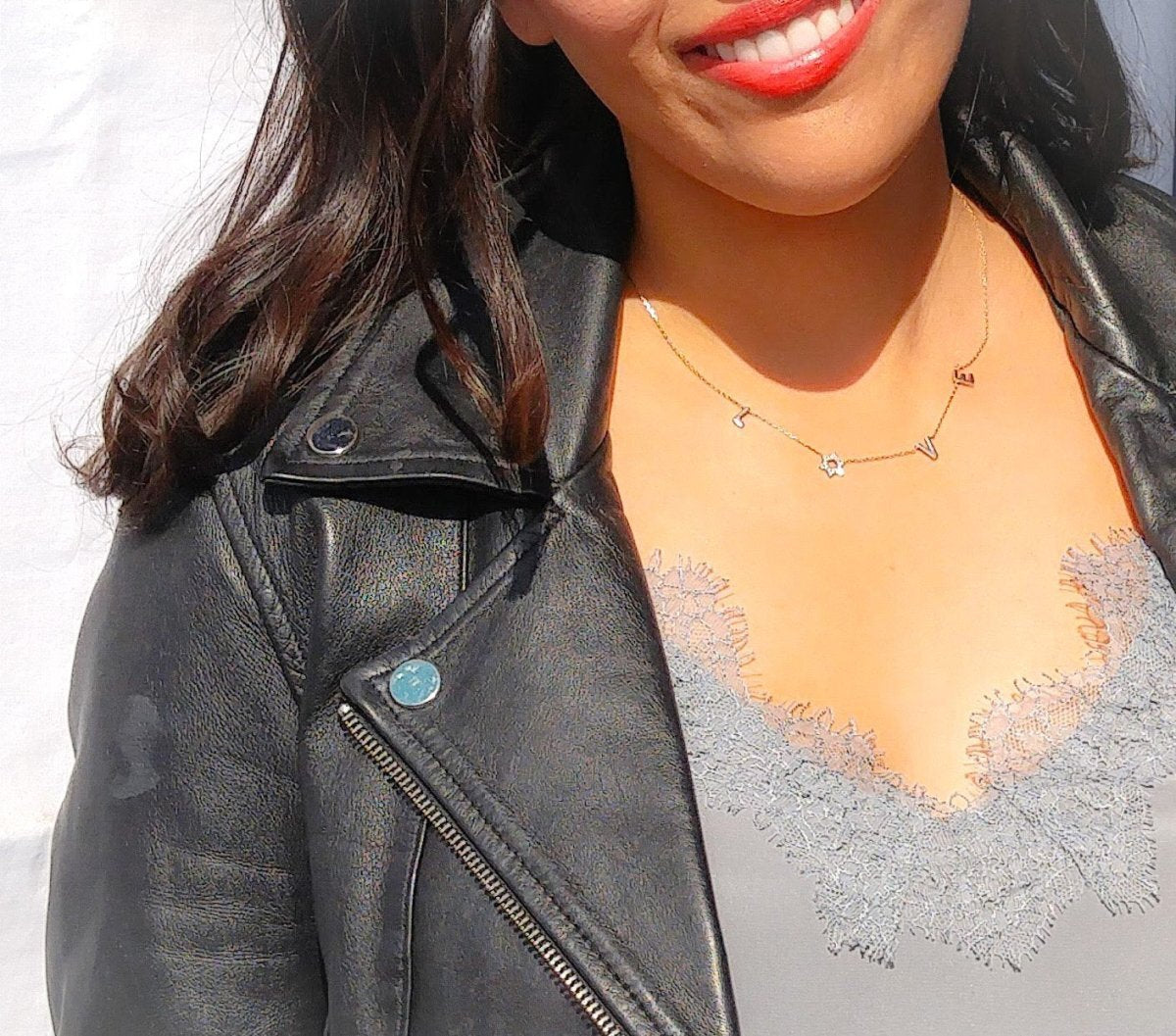 Gold Star of David Love Necklace | Alef Bet