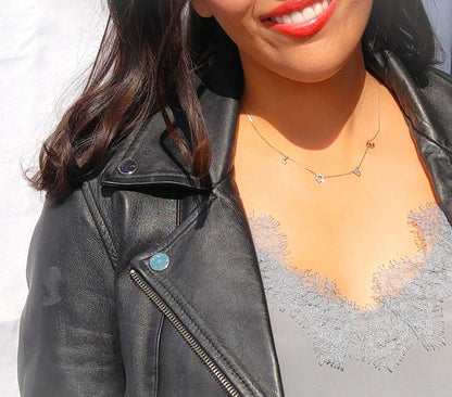 Gold Star of David Love Necklace | Alef Bet