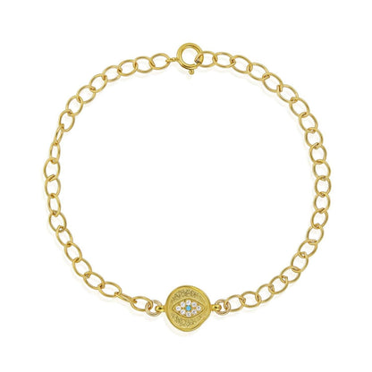 Golden Evil Eye Bracelet