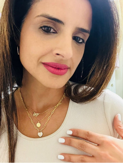 Golden Jewish Star Pendant