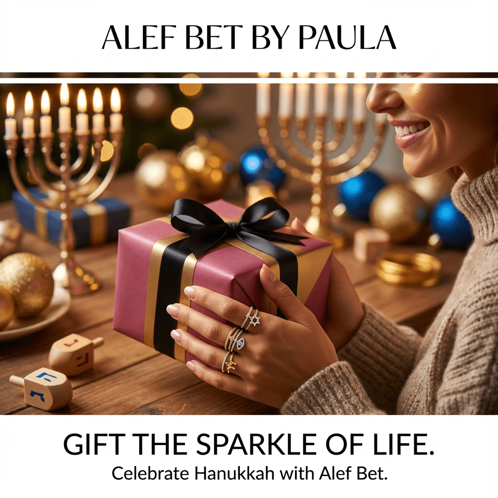 Golden Jewish Star Pendant