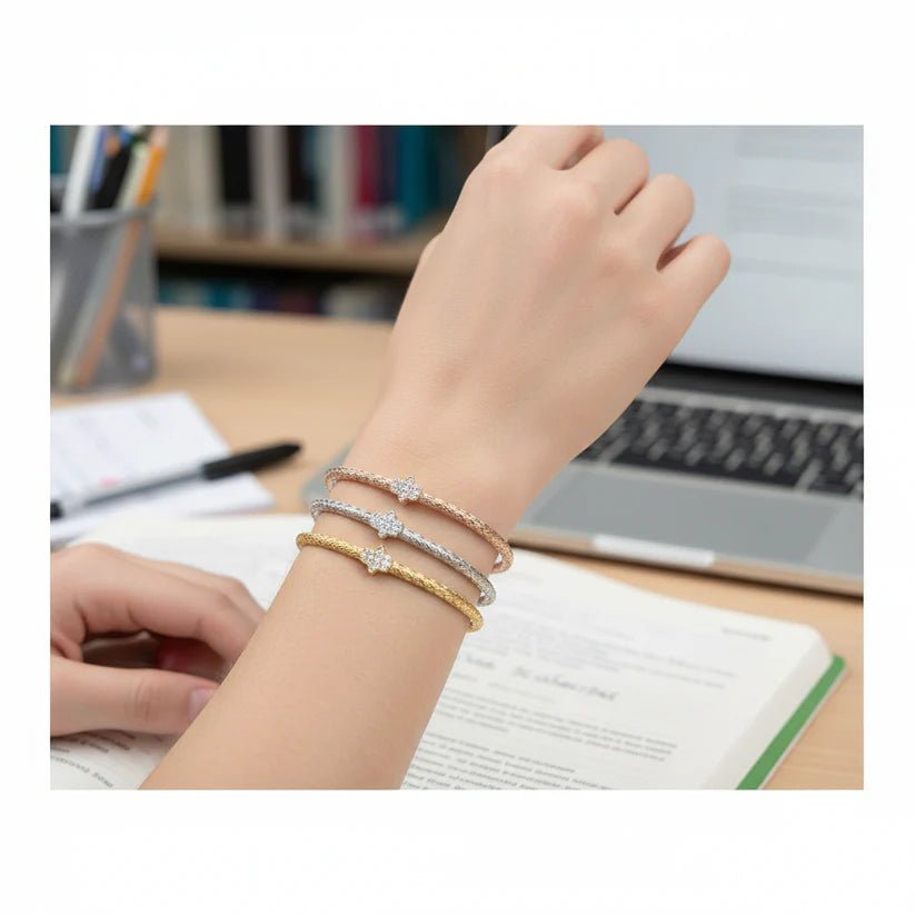 Hamsa Bangle Bracelet