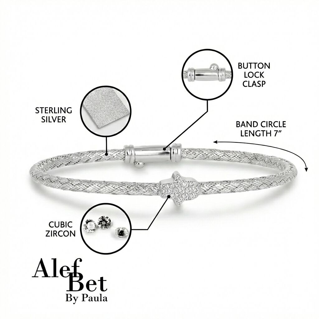 Hamsa Bangle Bracelet