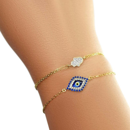 Hamsa Hand Lucky Sparkling Bracelet