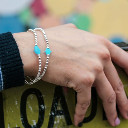 Hamsa Opal Bracelet for Daily Wear