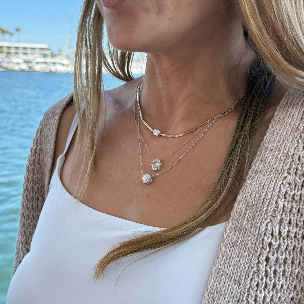 diamond pendants and hamsa