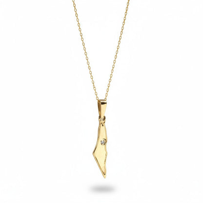 Israel Map | Gold Necklaces for Women