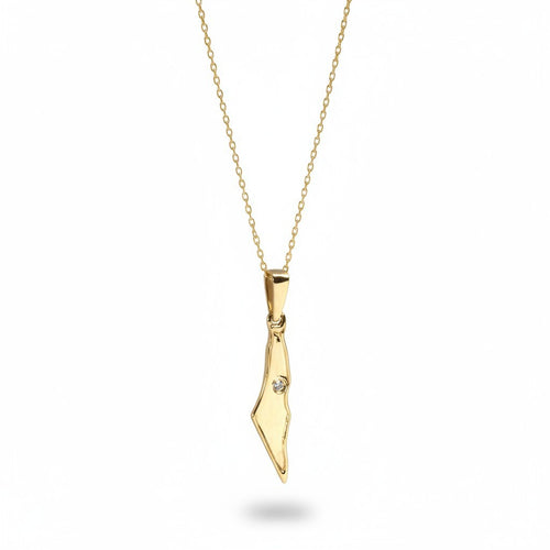 Israel Map | Gold Necklaces for Women