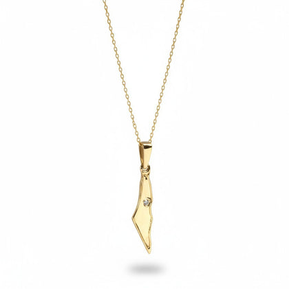 Israel Map | Gold Necklaces for Women