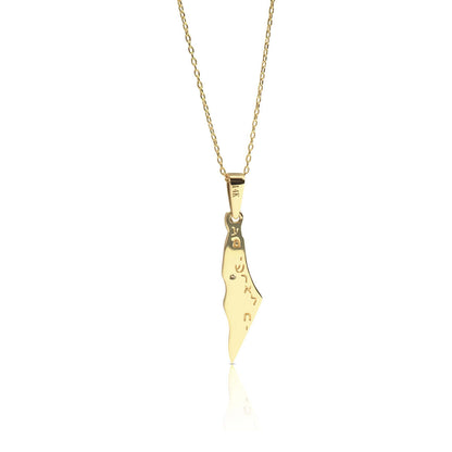Israel Map | Gold Necklaces for Women