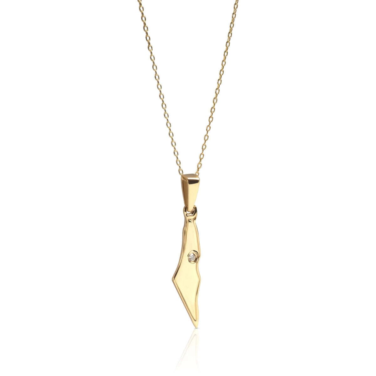 Israel Map | Gold Necklaces for Women