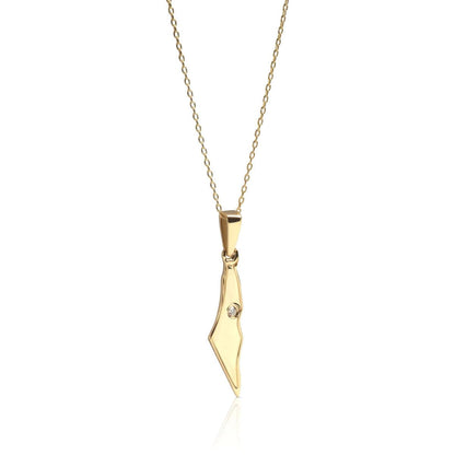 Israel Map | Gold Necklaces for Women