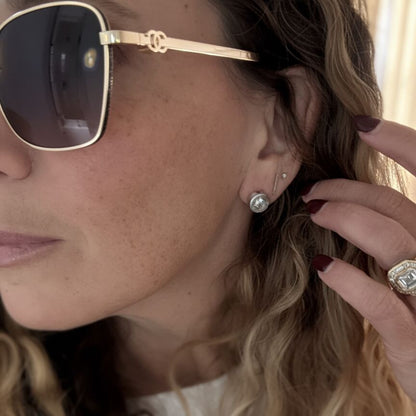 Israeli Ammo Earrings | Authentic Vintage Studs