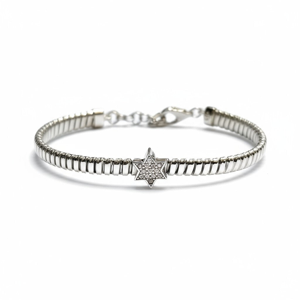 Jewish Bangle Bracelets in Three Different Designs