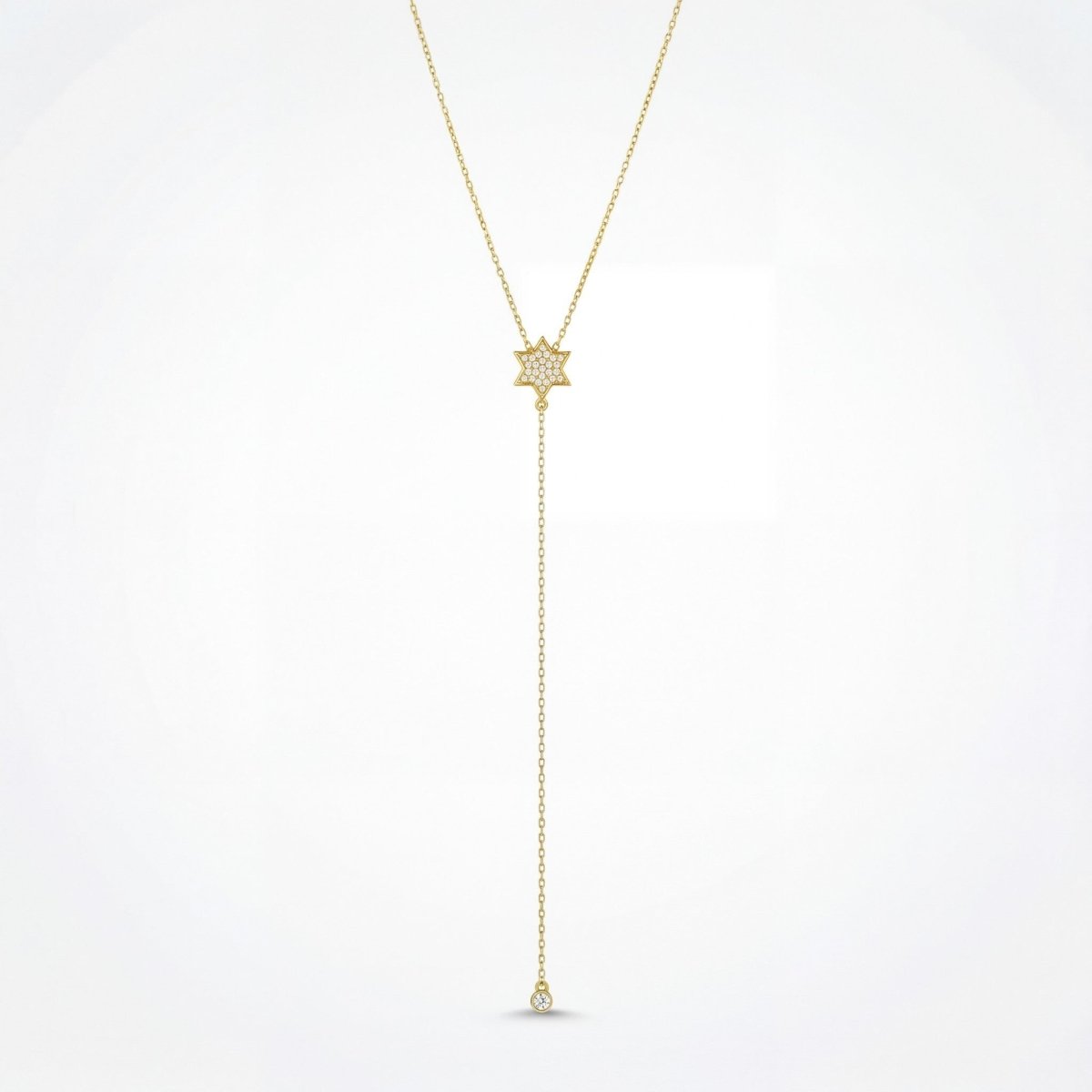 Jewish Jewelry Lariat Style Necklace
