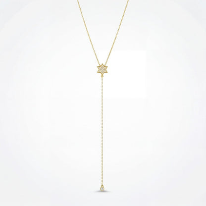 Jewish Jewelry Lariat Style Necklace