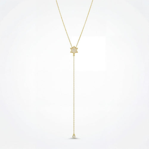 Jewish Jewelry Lariat Style Necklace