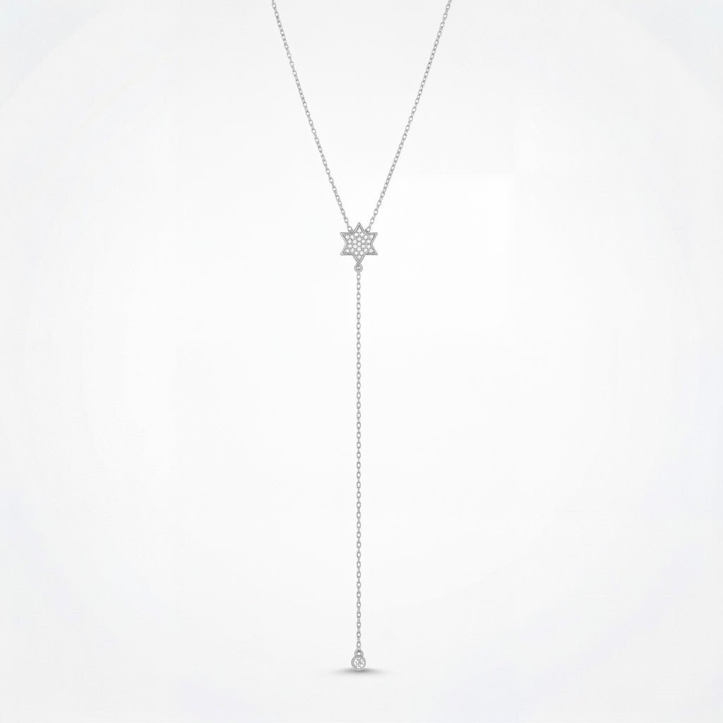 Jewish Jewelry Lariat Style Necklace