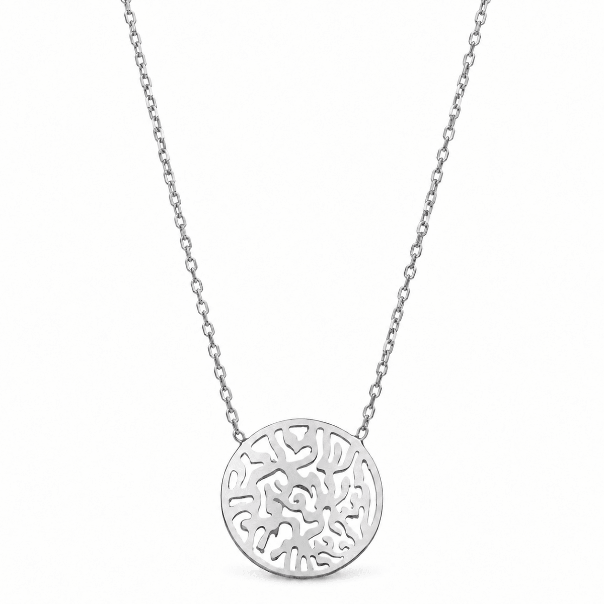 Jewish Shema Yisrael Necklace in 14k Yellow Gold Plated Sterling Silver 925, words of faith close to your heart