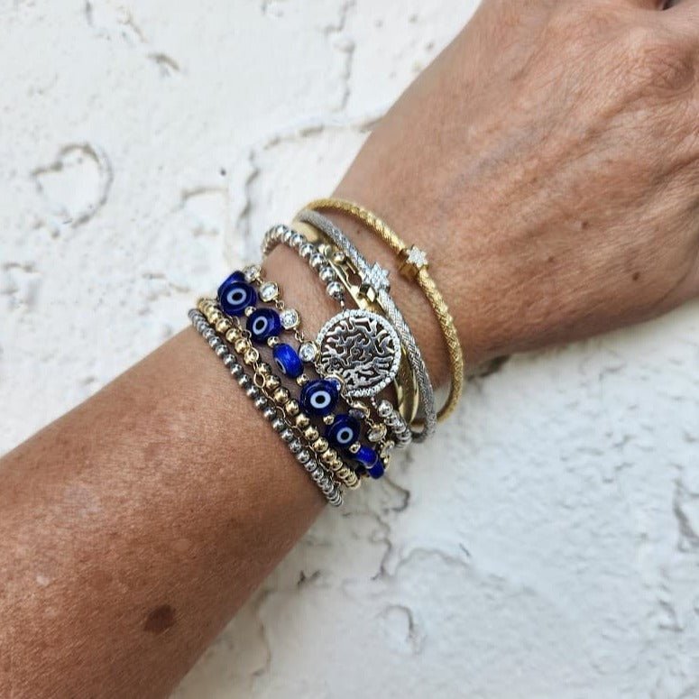 Jewish Star Bangle Bracelets