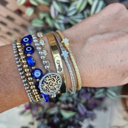 Jewish Star Bangle Bracelets