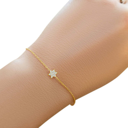 Jewish Star Bracelet-Tiny and Cute for Everyone