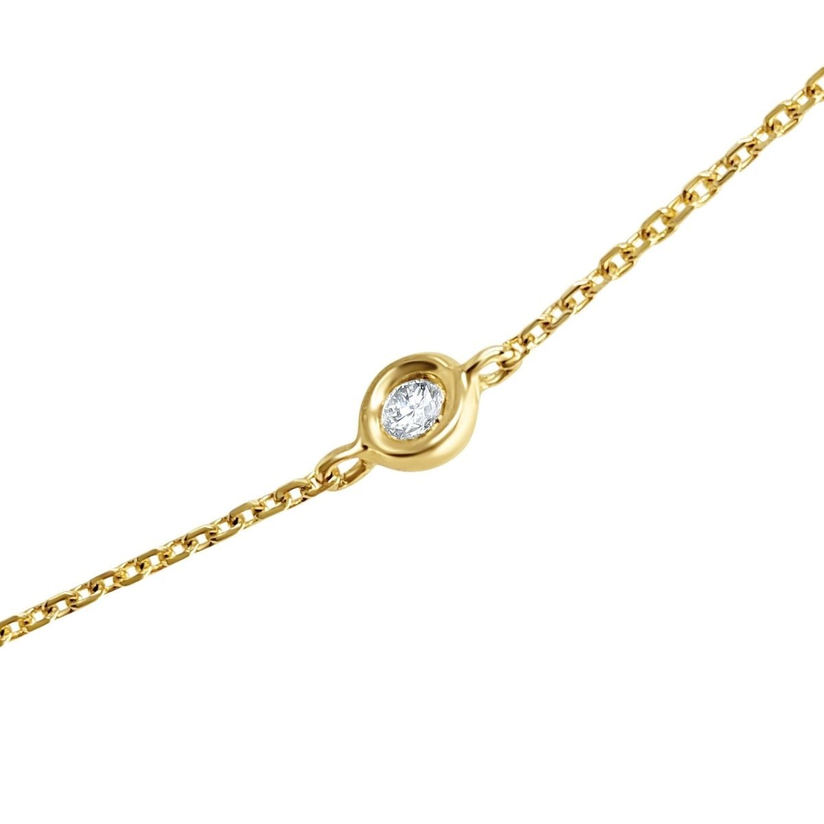 Jewish Star Diamond Bezel Necklace - 14k Gold, .14ct Diamonds, Timeless Elegance