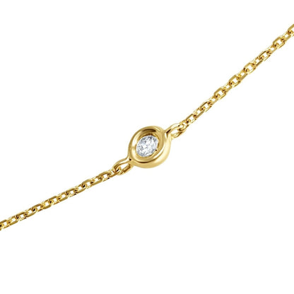 Jewish Star Diamond Bezel Necklace - 14k Gold, .14ct Diamonds, Timeless Elegance