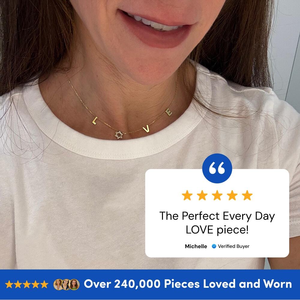 Jewish Star Love Necklace | Best Seller