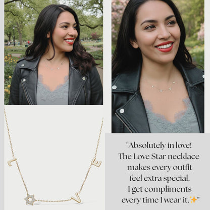 Jewish Star Love Necklace | Best Seller