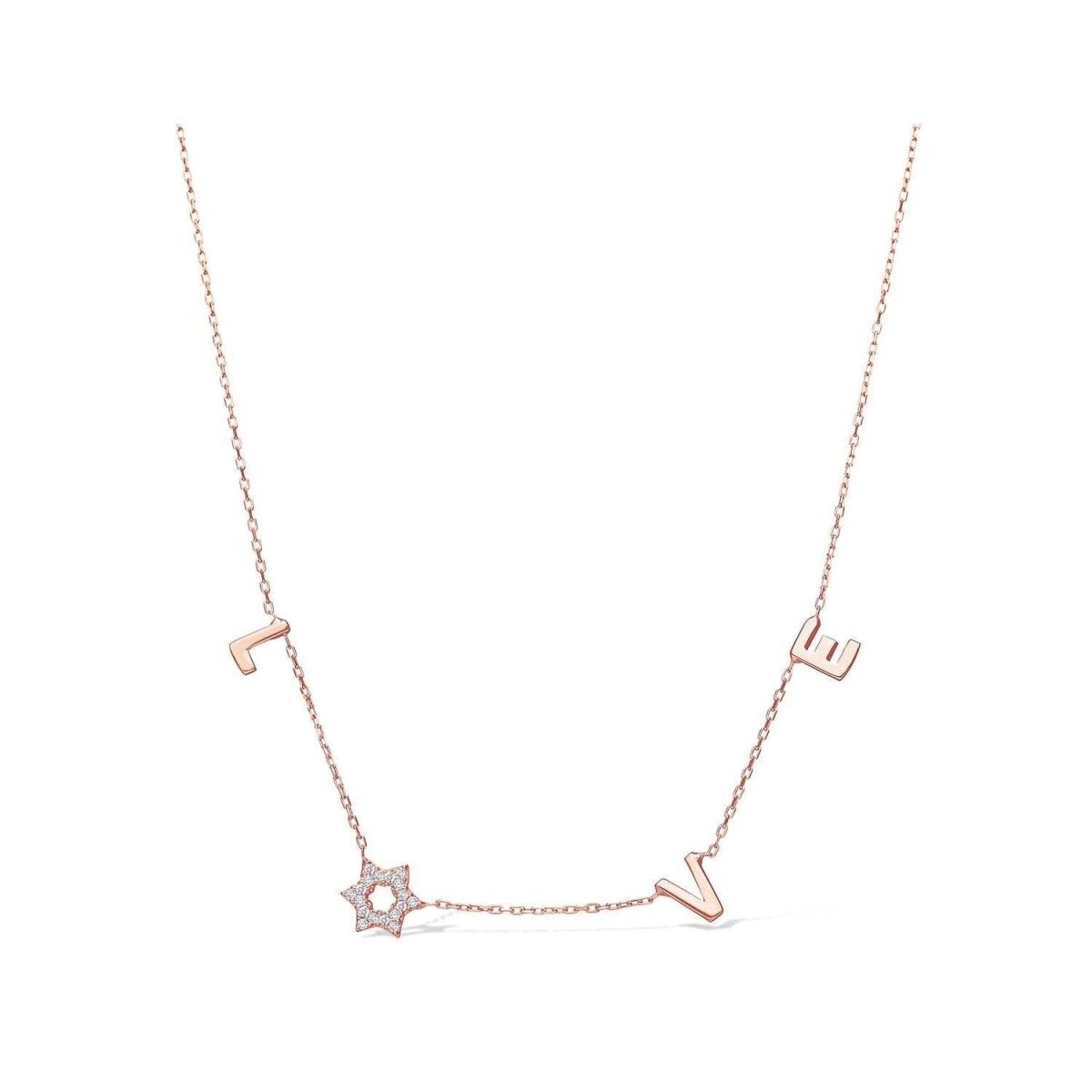 Jewish Star Love Necklace | Best Seller